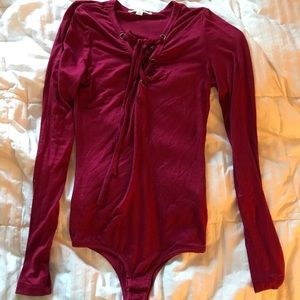 L.A. Heart Maroon Bodysuit